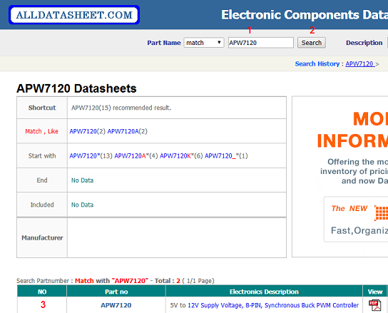 Cách tra ic trên datasheet