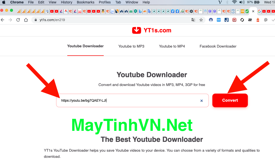 cách tải video trên youtube với yt1s